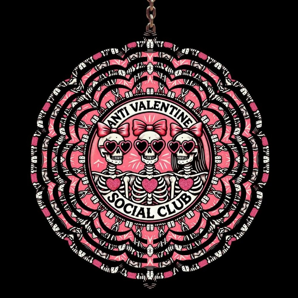 Anti Valentine wind spinner